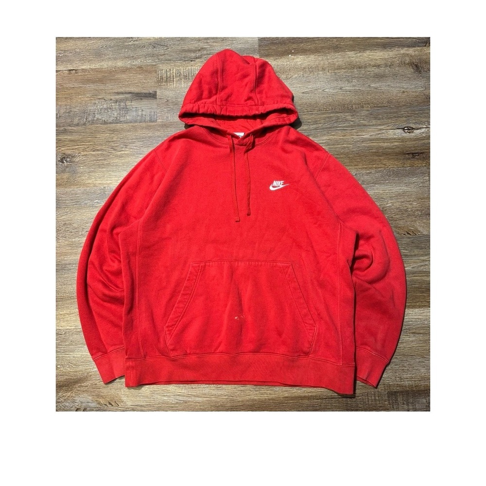 Men's Red Nike Hoodie